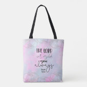 Bible verse Tote Bag (Achterkant)