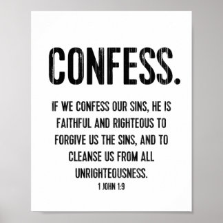 Bible Verse Typografie Print Christelijk 1 John 1: