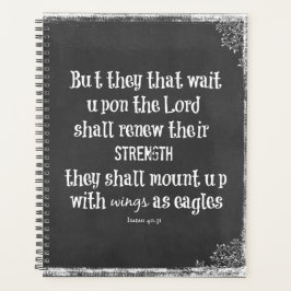 Bible Verse: Wacht op de Heer Planner