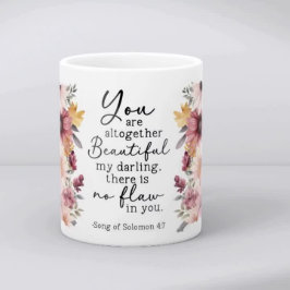 Bible Verse You are Beautiful Coffee Mug Koffiemok