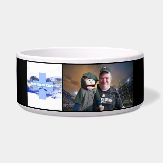 BIBLENKJV.COM™ 🛐 #DOG VOERBAKJE (Voorkant)