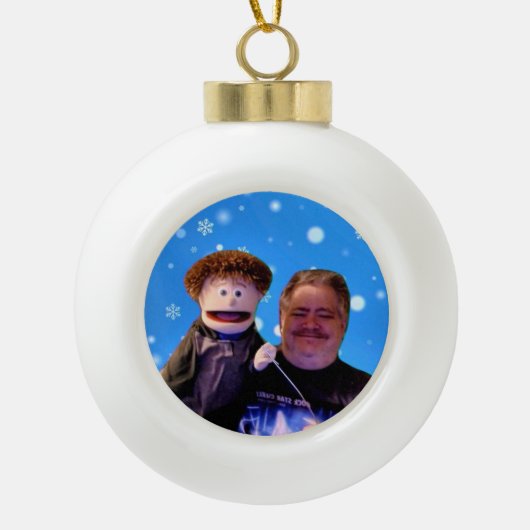 BIBLENKJV.COM™ 🛐 #SNEEUWVLOK KERAMISCHE BAL ORNAMENT (Voorkant)