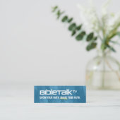 BibleTalk.tv - Mini Promo Kaart Mini Visitekaartje (Staand voorkant)