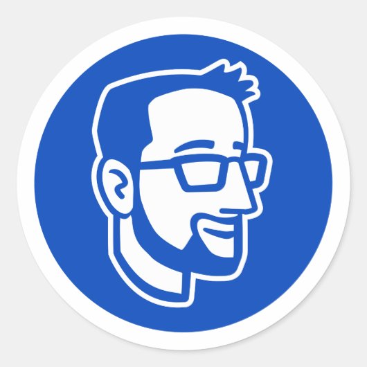 BibleThinker Ronde Logo Sticker (Voorkant)