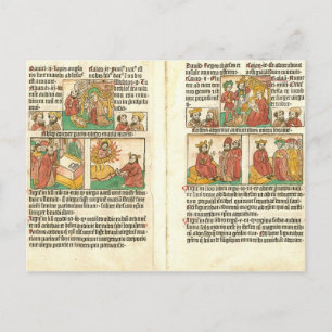 Biblia Paupernum Natitivity Briefkaart