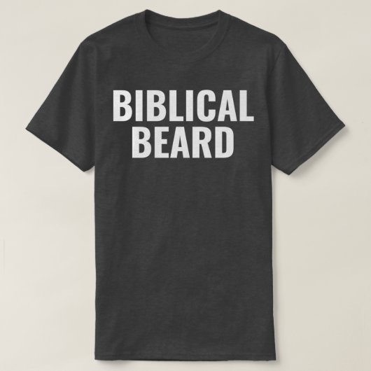 Biblical Beard 1 T-shirt (Design voorkant)