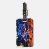 Biblical Electrified Cumulus Clouds Skyscape Bagagelabel (Voorkant verticaal)