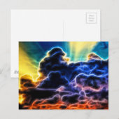 Biblical Electrified Cumulus Clouds Skyscape Briefkaart (Voorkant / Achterkant)