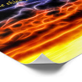 Biblical Electrified Cumulus Clouds Skyscape Poster (Hoek)