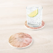 Biblical Love Quote Zandsteen Onderzetter (Zijkant)