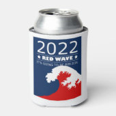Biblical Midterms 2022 Red Wave Blikjeskoeler (Blikje Voorkant)