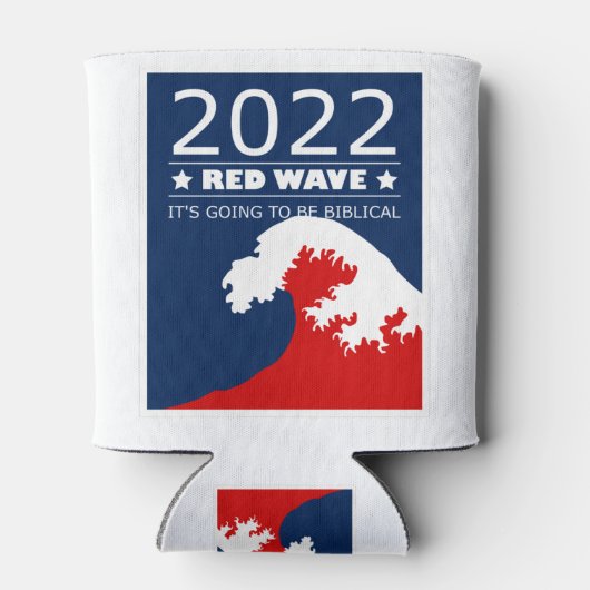 Biblical Midterms 2022 Red Wave Blikjeskoeler (Achterkant)