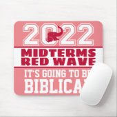 Biblical Midterms 2022 Red Wave Muismat (Met muis)