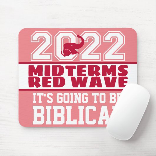 Biblical Midterms 2022 Red Wave Muismat (Met muis)
