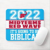 Biblical Midterms 2022 Red Wave Muismat (Met muis)
