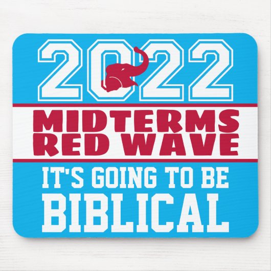Biblical Midterms 2022 Red Wave Muismat (Voorkant)