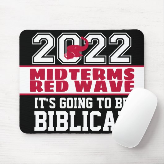 Biblical Midterms 2022 Red Wave Muismat (Met muis)