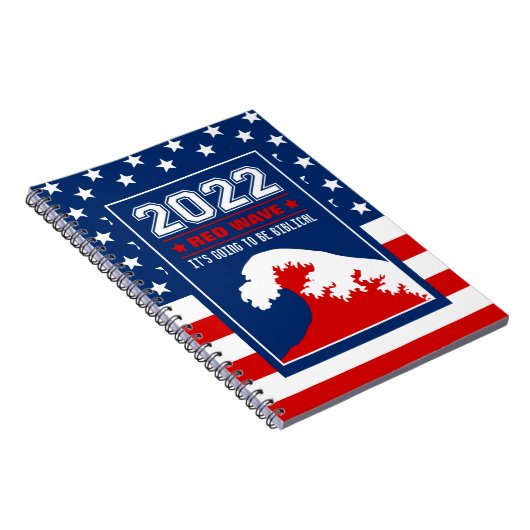 Biblical Midterms 2022 Red Wave Notitieboek (Rechterzijde)