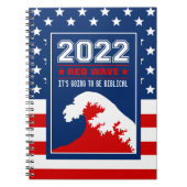 Biblical Midterms 2022 Red Wave Notitieboek (Voorkant)