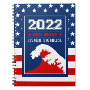 Biblical Midterms 2022 Red Wave Notitieboek