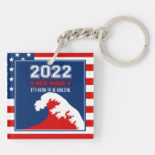 Biblical Midterms 2022 Red Wave Sleutelhanger (Achterkant)