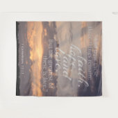 Biblical Passage Sunset Wandkleed (Voorkant (horizontaal))