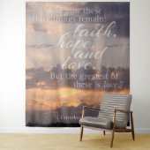 Biblical Passage Sunset Wandkleed (In situ)