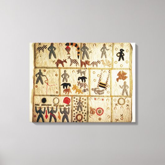 Biblical quilt, Virginia Canvas Afdruk (Voorkant)