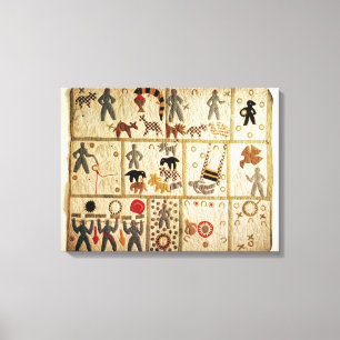 Biblical quilt, Virginia Canvas Afdruk