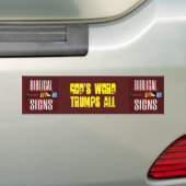 Biblical Signs 2018 "God's Word" Bumpersticker (Op auto)