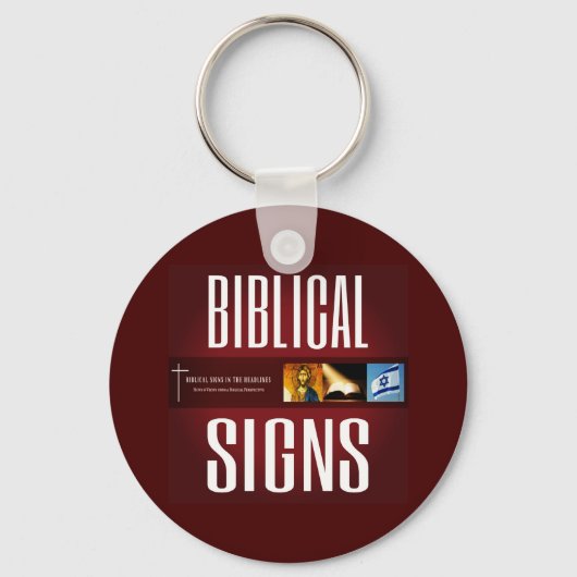 Biblical Signs 2018 Logo Sleutelhanger (Voorkant)