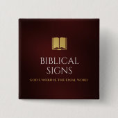 Biblical Signs 2020 Logo Button (Voorkant)