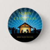 Biblical Signs ITH 2018 CHRISTMAS Button (Voorkant)