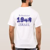 Biblical Signs ITH "Israel 1948" T-shirt (Achterkant)