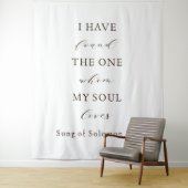 Biblical Wedding Backdrop – Song of Solomon 3:4 Qu Wandkleed (In situ)