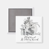 Biblical Womanhood Skull - Jael en de Tent Peg Magneet (Voorkant / Achterkant)