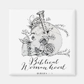 Biblical Womanhood Skull - Jael en de Tent Peg Magneet (Voorkant)