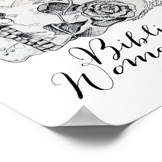 Biblical Womanhood Skull - Jael en de Tent Peg Poster (Hoek)