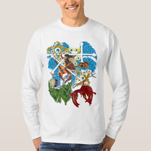 Biblicale accurate engel-gevechten t-shirt (Voorkant)