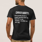 Biblicale definitie van huwelijk t-shirt (Achterkant)