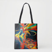 Biblicale visie van een Dying Peacock Tote Bag (Voorkant)