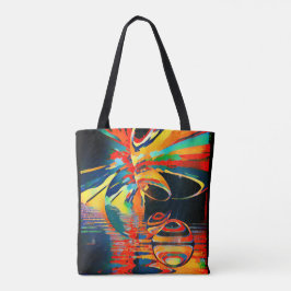 Biblicale visie van een Dying Peacock Tote Bag