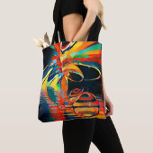 Biblicale visie van een Dying Peacock Tote Bag (Dichtbij)