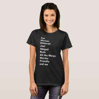 Biblicale vrouw t-shirt