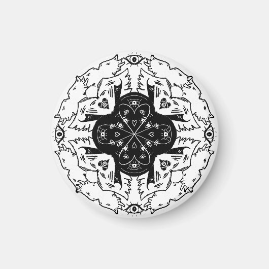 Biblically accurate angel  magneet (Voorkant)