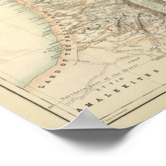 Biblicregio's in Turkije en Azië Poster (Hoek)