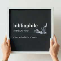 Bibliofiel Definitie een liefhebber van boeken (zw