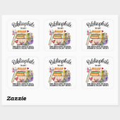 Bibliofiel Definitie Vierkante Sticker (Vel)