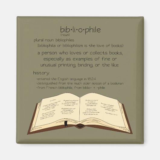 Bibliofiel - Kies kleur Magneet (Voorkant)