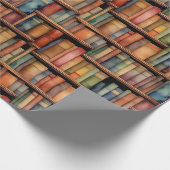 Bibliofiele enclave cadeaupapier (Hoek)